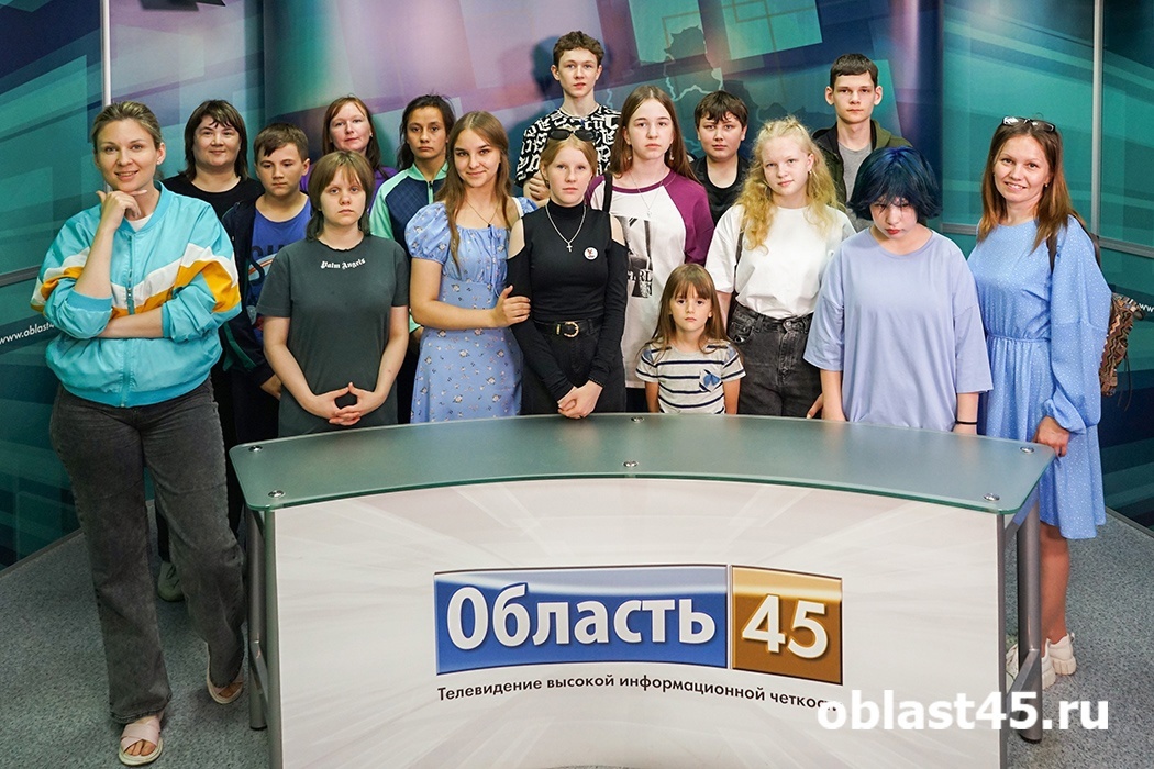 Краснооктябрьская школа в гостях у медиахолдинга «Область 45».